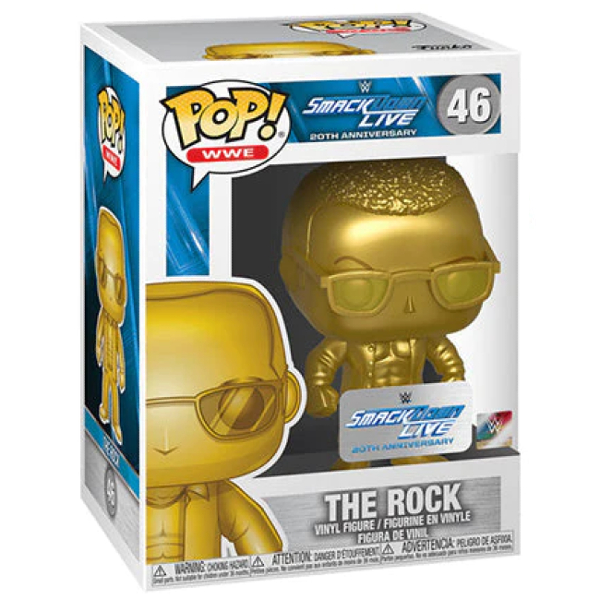Funko Pop! WWE The Rock 46 Exclusivo Original Colecionavel - Moça do ...