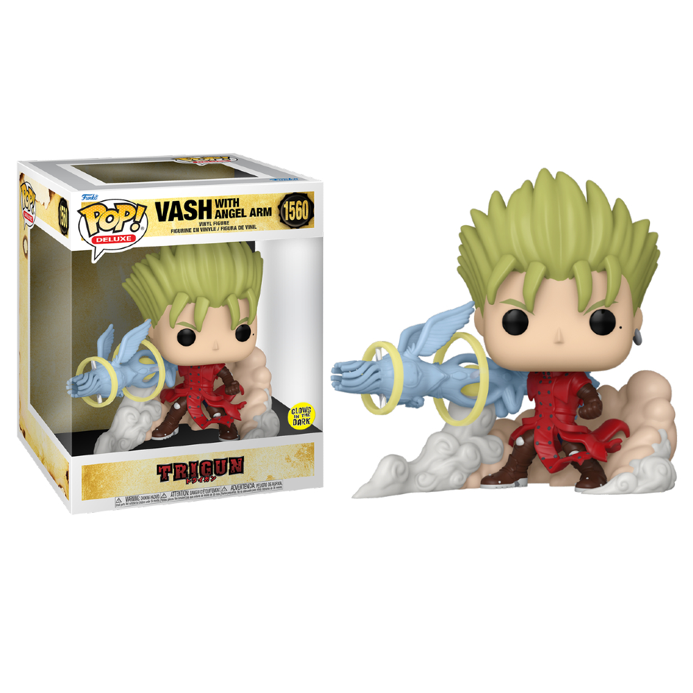 Funko Pop! Animation Trigun Vash with Angel Arm 1560 Glow Original ...