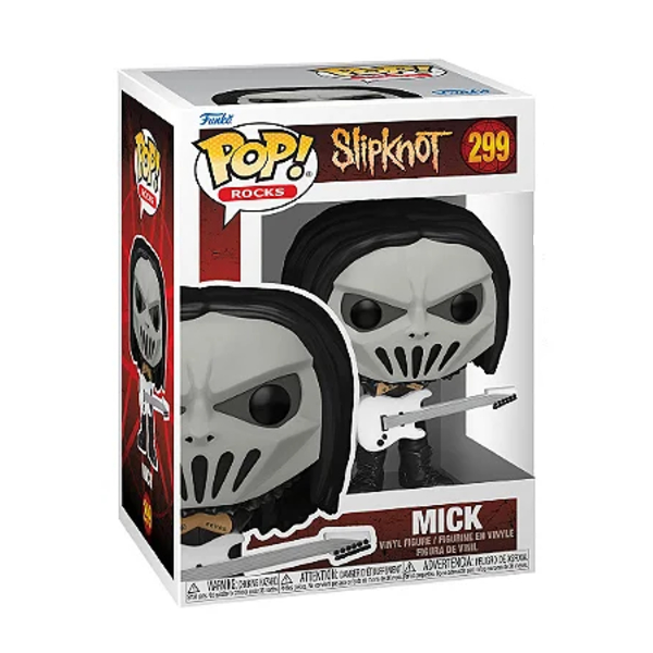 Funko Pop! Rocks Slipknot Mick 299 Original Colecionavel - Moça do Pop ...