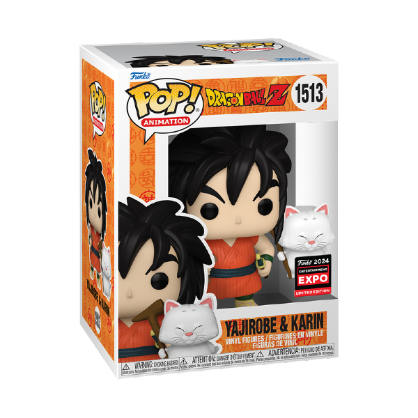 Funko Pop! & Buddy Anime: Dragon Ball Z - Yajirobe & Karin (Chicago Comic-Con 2024 Convention Exclusive) Shared Sticker CCC 2024 #1513
