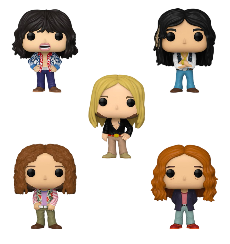 Funko Pop! Rocks Aerosmith Steven, Joe, Tom, Brad & Joey 5 Pack - Moça ...