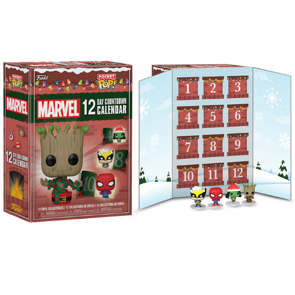 Funko Pop! Advent Calendar Marvel 12 Pack Original Moça do Pop