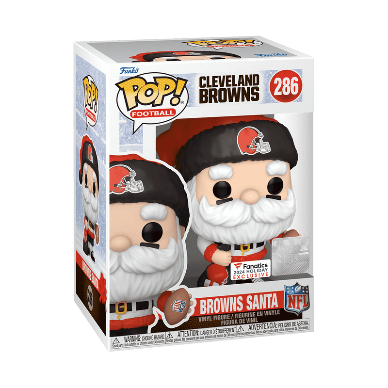 Funko Pop! Football NFL Browns Santa 286 Exclusivo - Moça do Pop ...