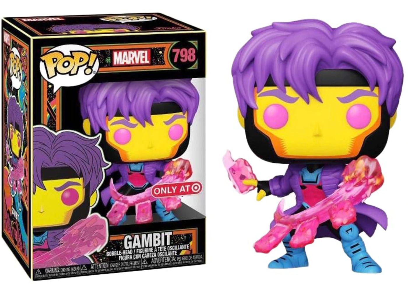 Funko Pop! Marvel Gambit 798 Exclusivo Original Boneco Colecionavel - Moça  do Pop - Funko Pop é aqui!