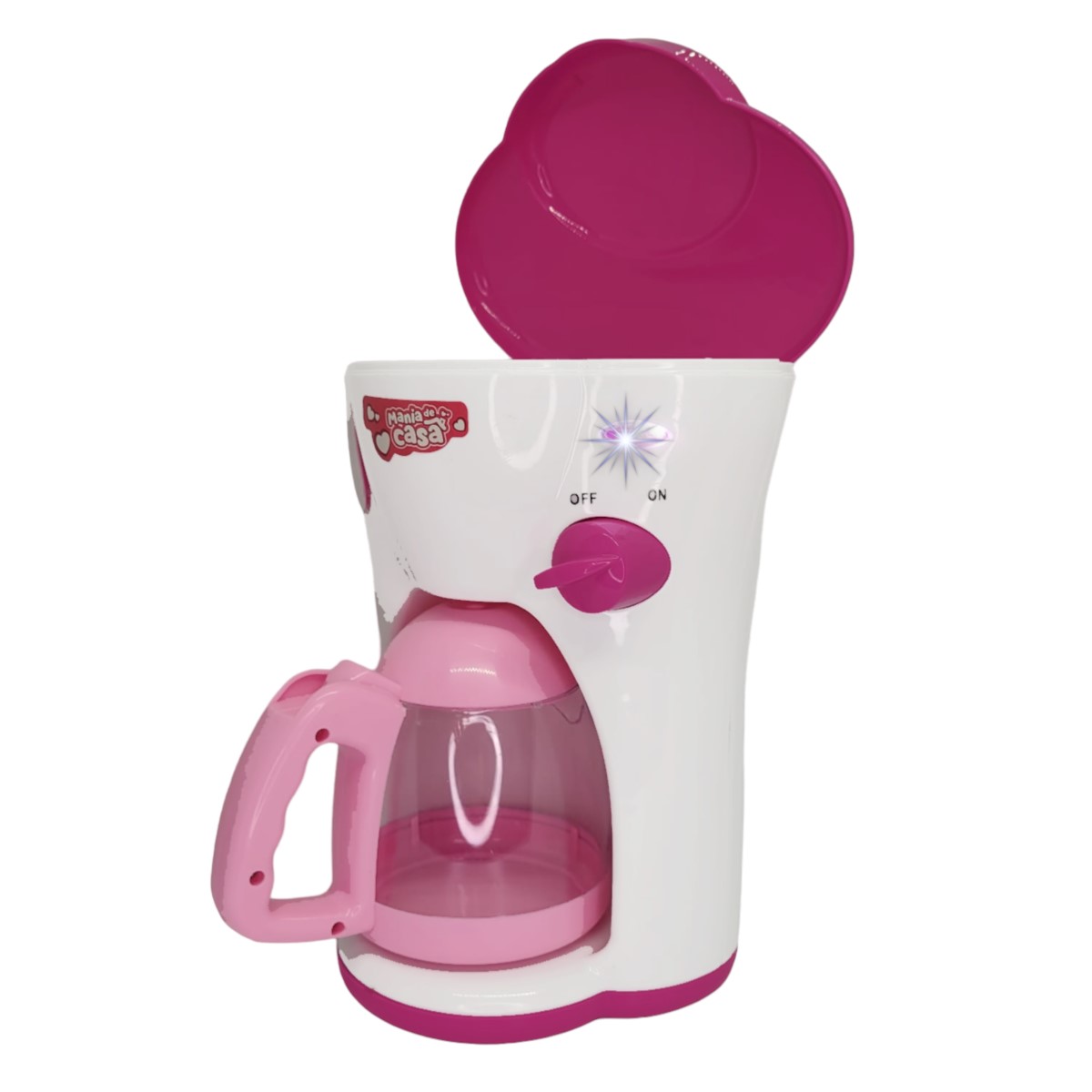 Cafeteira Infantil Brinquedo Cozinha Menina Rosa Com Luz - Relu Magazine