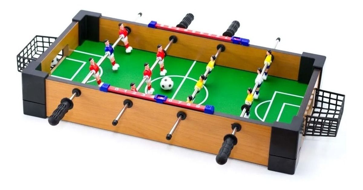 Jogo Pebolim Mini Futebol Jogo Toto e mini sinuca Bilhar