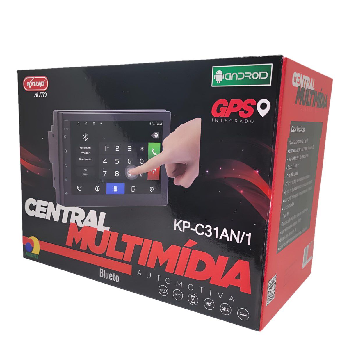 Central Multimídia Universal Android 13 Bluetooth Wifi Gps - Relu Magazine