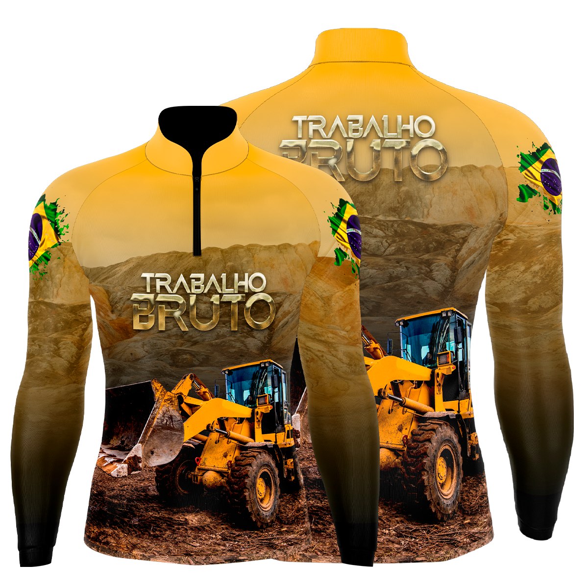 Camiseta Agro Bruto - Cavalo Castanho - Proteção UV 50+ - Play Pesca