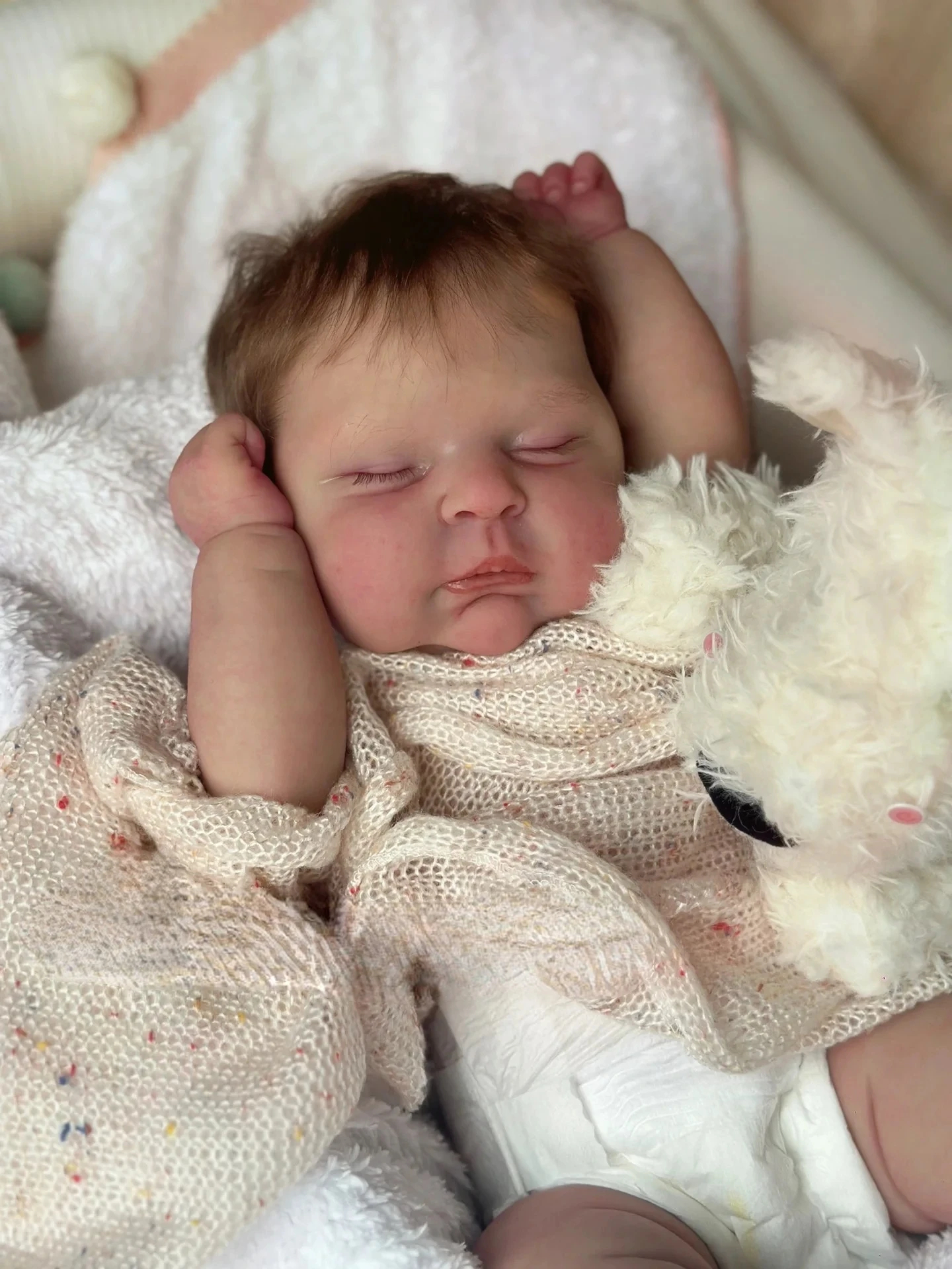 Bebe Reborn Menina Realista Toma Banho Cabelo Fio A Fio