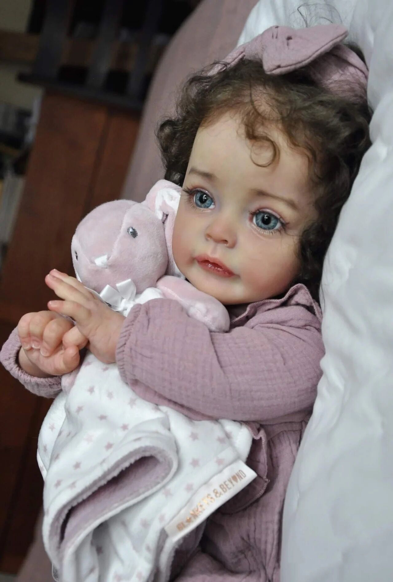 Bebê Reborn Baby Doce, Corpo de pano.