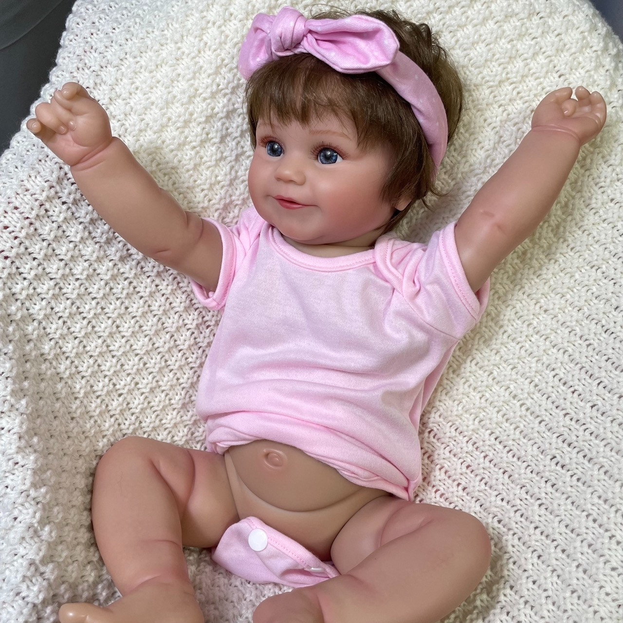 Boneca Bebê Reborn Super Realista Toddler - Dondoquinha Reborn - Bebê Reborn