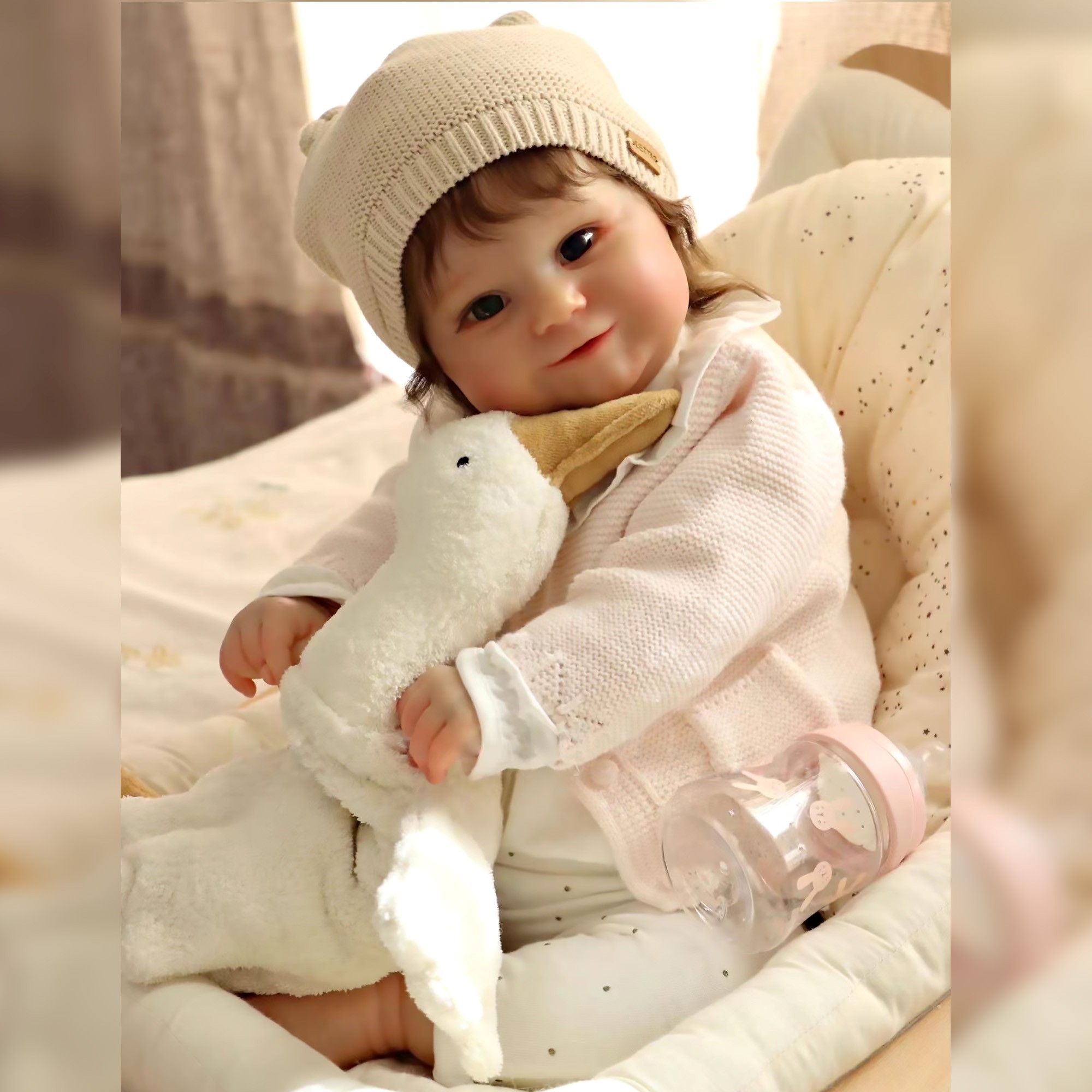 Kit Boneca Bebê Reborn Baby Menina