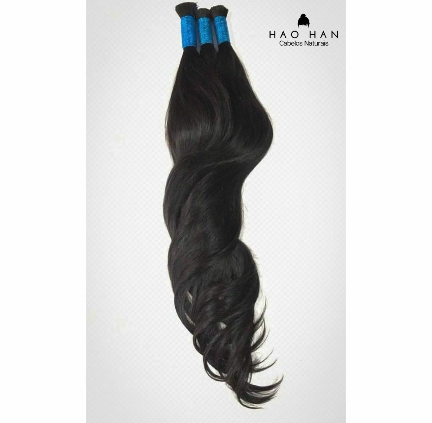 Cabelo Premium Liso Natural 75 CM - Cabelo Humano - Cabelo