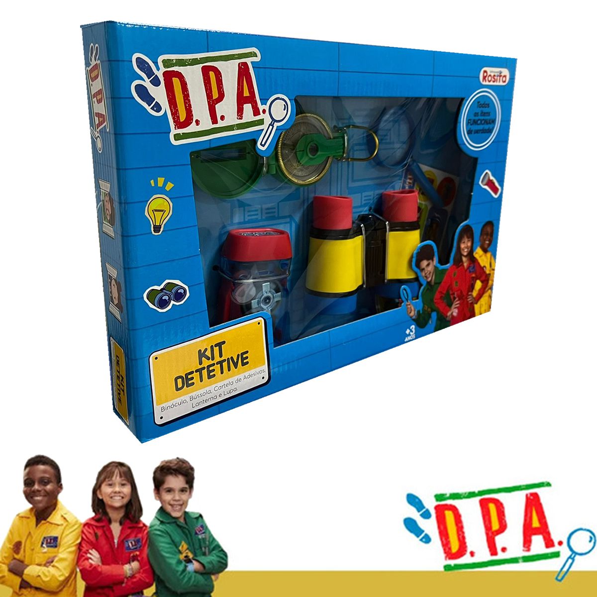 Boneco Detetives do Prédio Azul DPA em Vinil - Zeca