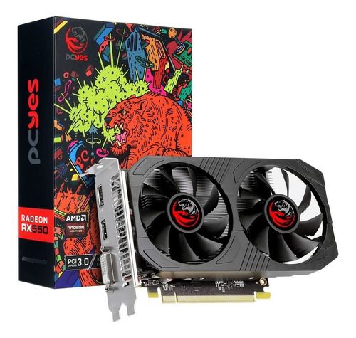 Placa Vídeo Amd Pcyes Radeon Rx500 Series Pjrx5504ggr5df 4gb - ZOOM ...