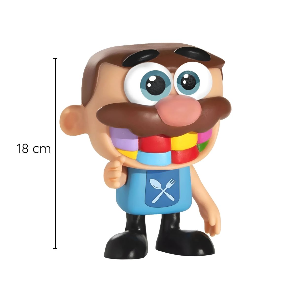 Boneco José Totoy Comilão Articulado Vinil Rosita Brinquedos - ZOOM ...