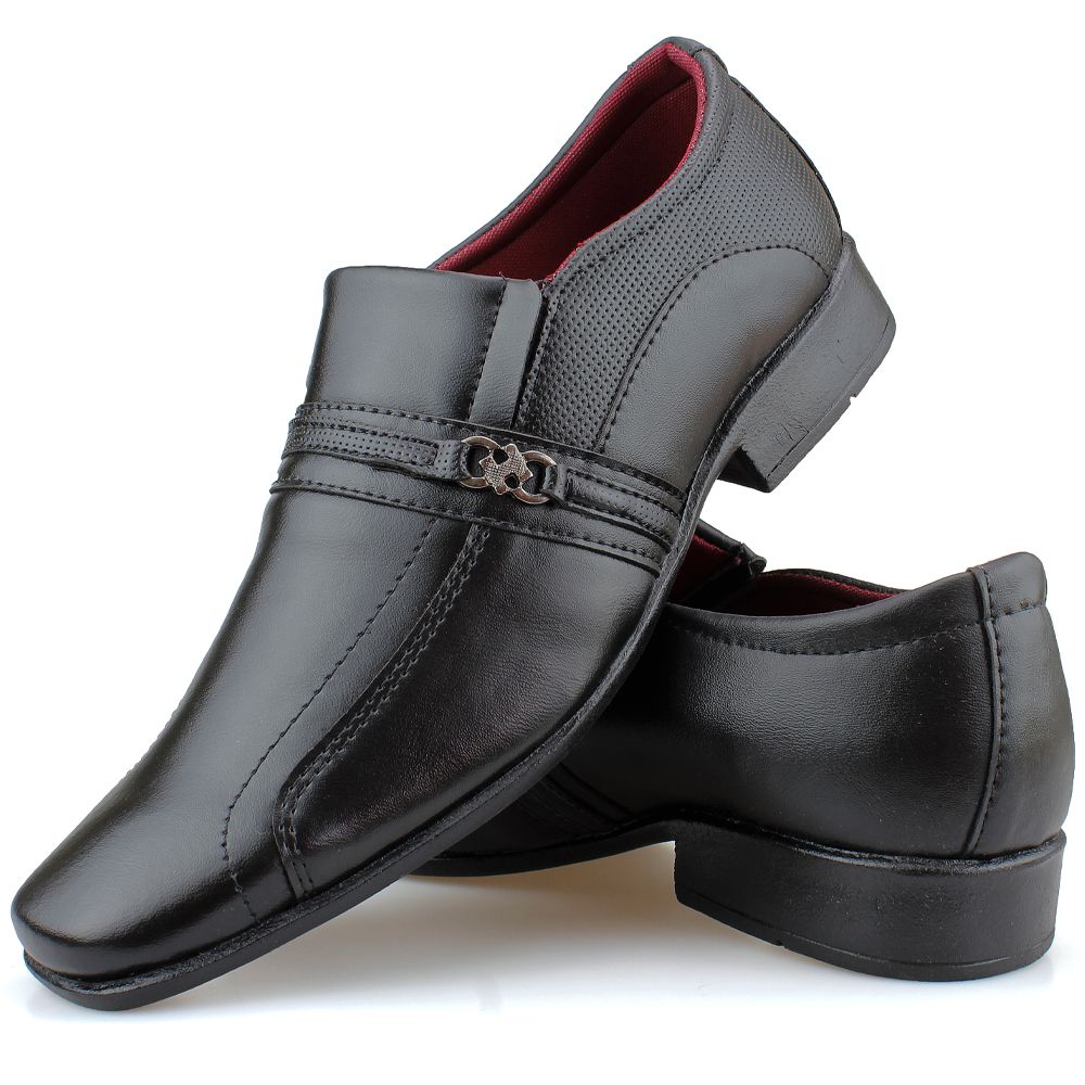 Sapato Social Masculino Sem Cadarço Preto - Sapatofranca - A sua loja de  calçados online
