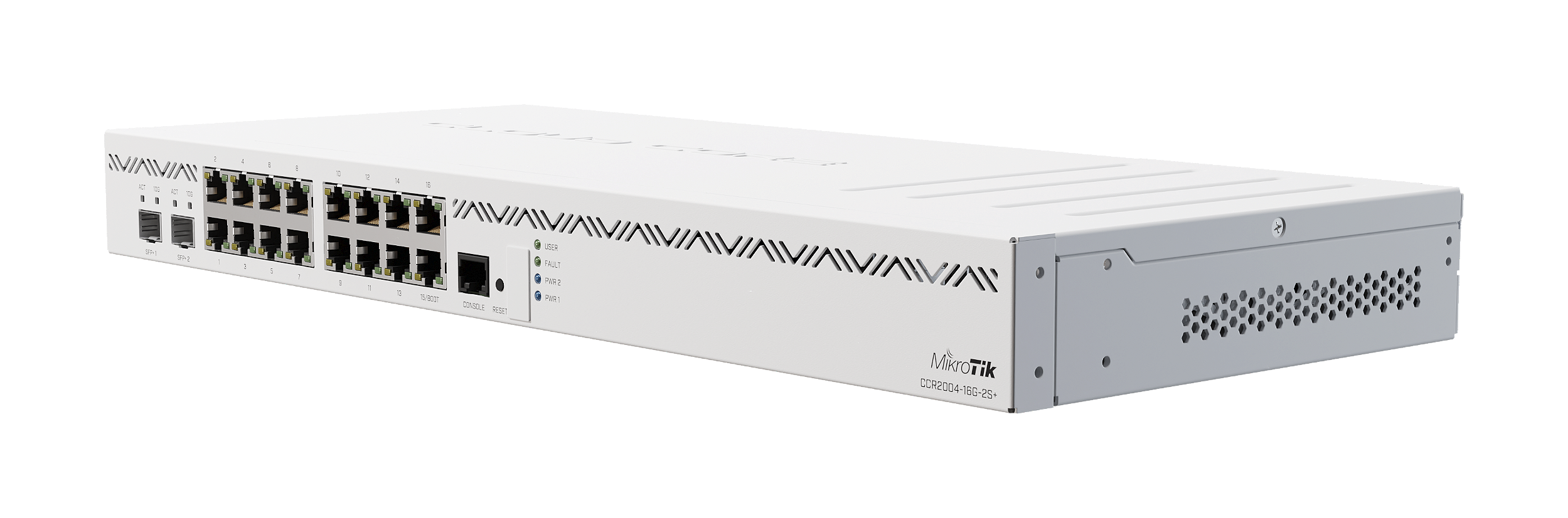Roteador MIKROTIK CCR2004-16G-2S+ 16 portas gigabit + 2 portas SFP+ 10G ...