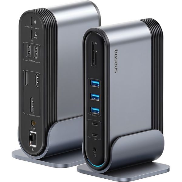 Estação de Carga Baseus 17 Portas 2 HDMI 4K 60Hz - B00532304811-00 ...