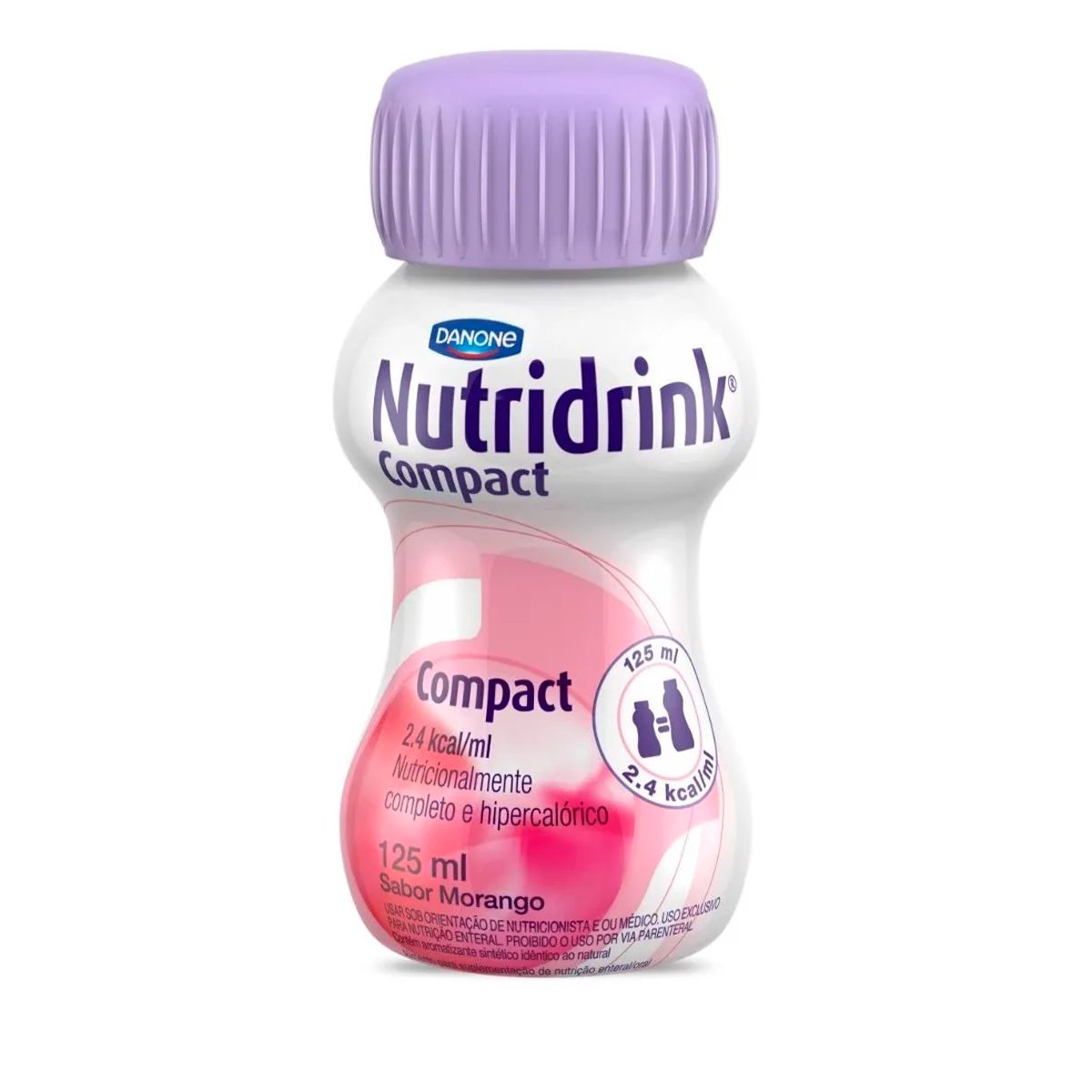 Nutridrink Compact - 125 ml - Sabor Morango - Danone - Via Saúde agora ...
