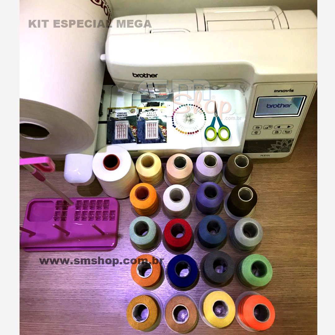 Máquina de Bordado Brother PE810 com 20 linhas de Bordar