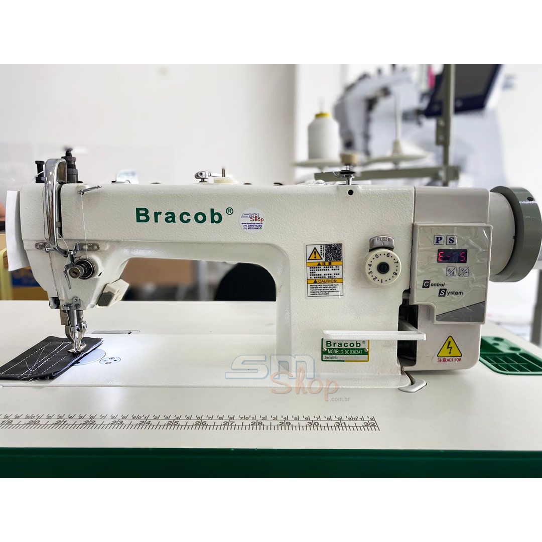 Máquina de Costura Transporte Duplo Bracob BC0302 AT - Máquinas de