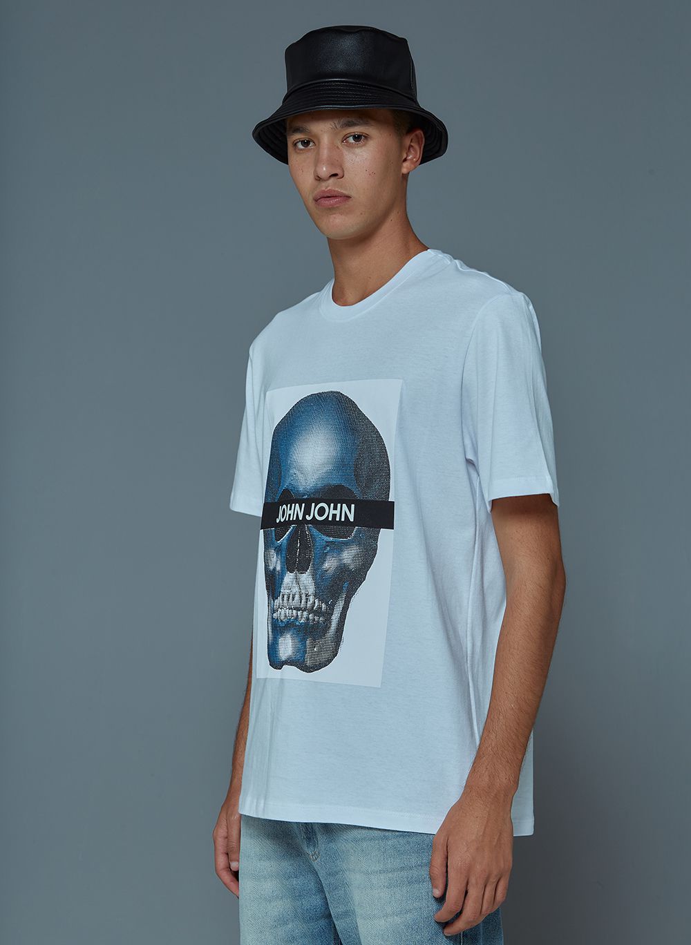 Camiseta John John Green Skull Masculina - Dom Store Multimarcas Vestuário  Calçados Acessórios