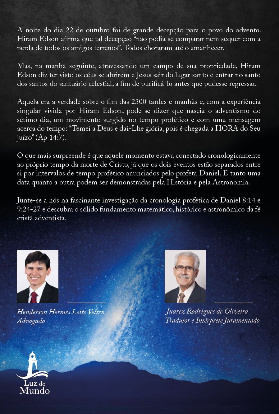 A Astronomia E A Glória Do Adventismo - Luz Do Mundo