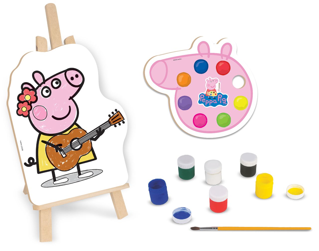 Kit de Pintura Patrulha Canina Nig Jogo De Colorir Infantil Tintas Pincel  Cavalete Telas