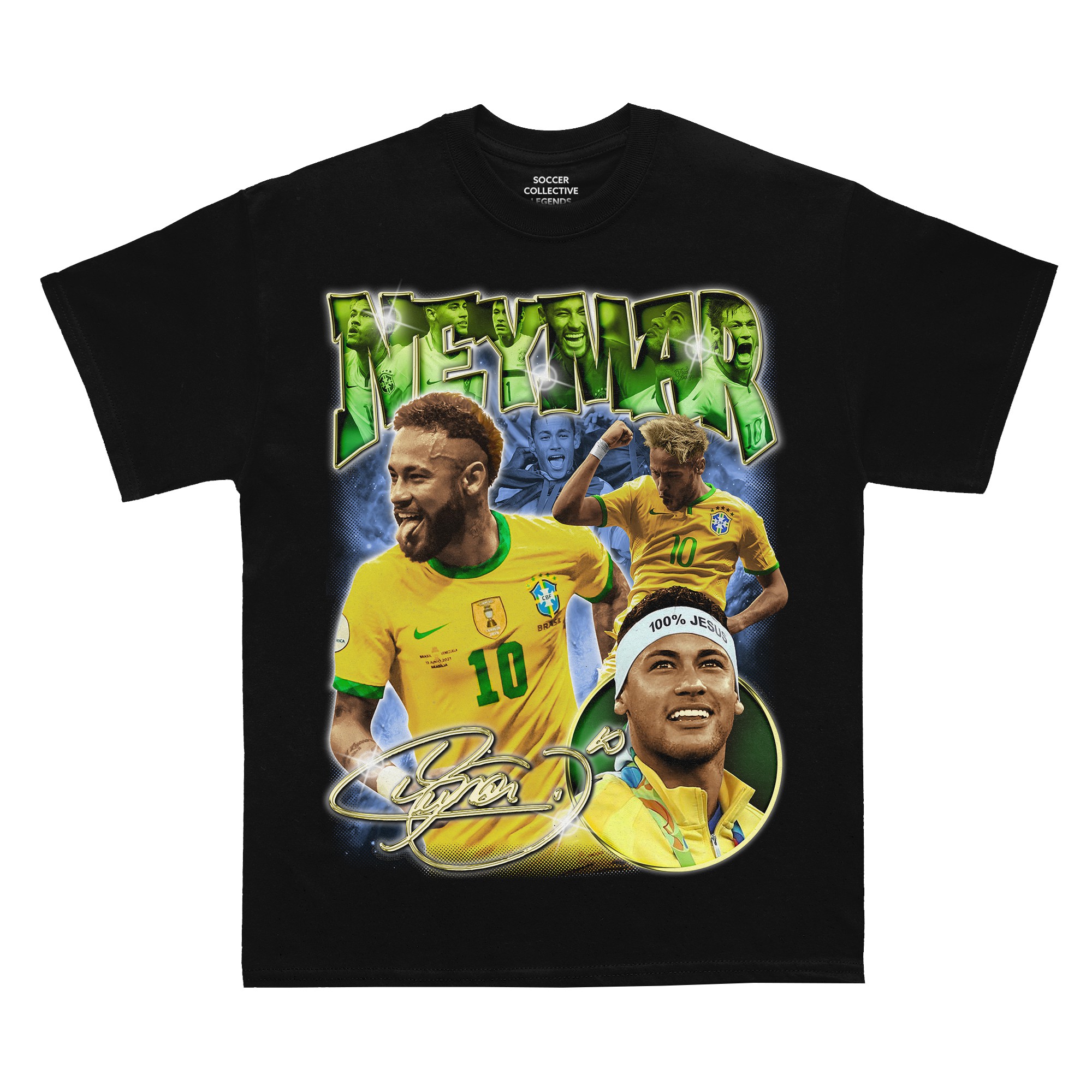 Camiseta Neymar Junior Brasil, Póster Fotográfico, Impresión