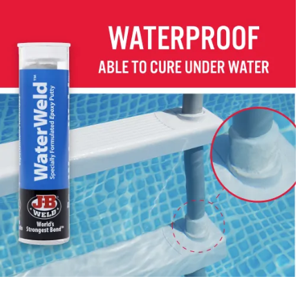J-B WELD WaterWeld 8277 57g Bastão Massa epoxi misturável resist água ...