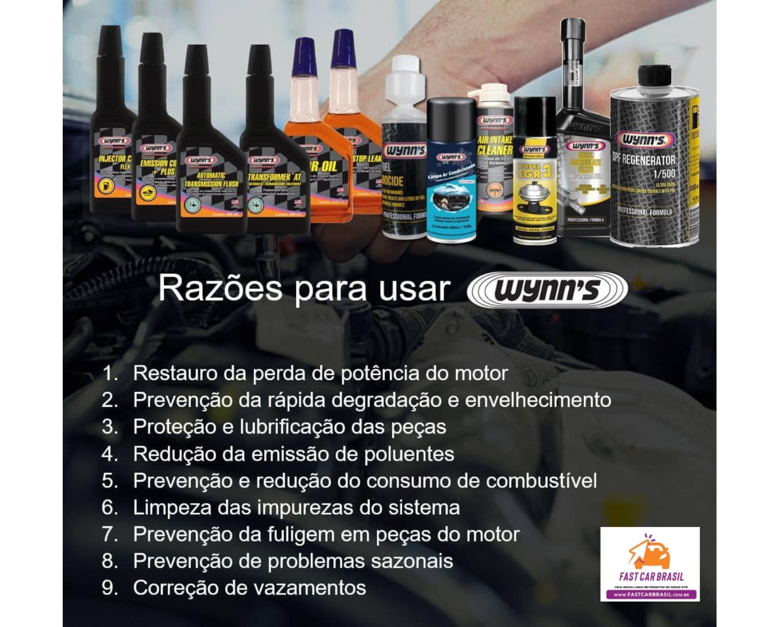 Wynns Oil System Cleaner Produto para limpeza sistemas de lubrificação ...