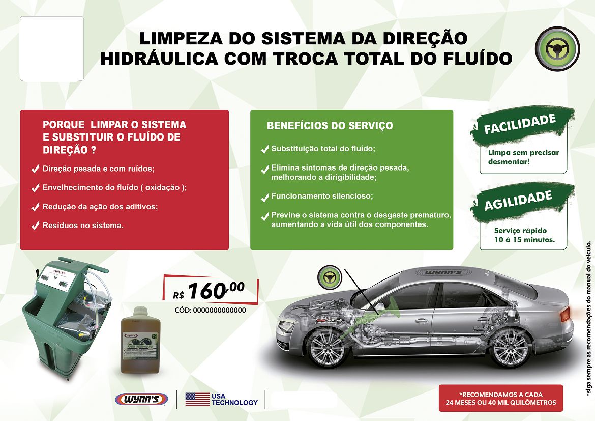 Wynns Power Steering Flush Flush para Limpeza de Direção Hidráulica