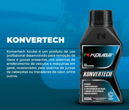KOUBE Konvertech 450 ml Removedor de óleo e graxa do Sistema de Arref ...