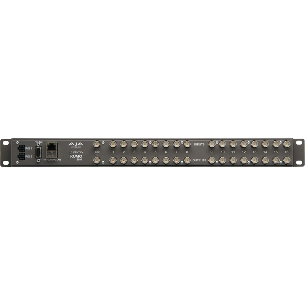 AJA KUMO 1616 Compact 3G-SDI Router (1 RU) - Broadmedia
