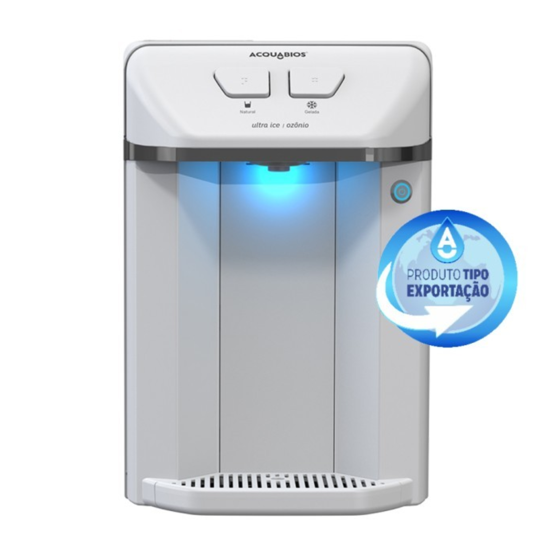 Purificador Água ULTRA ICE Ozônio Classe A Branco Acquabios - Magazine ...
