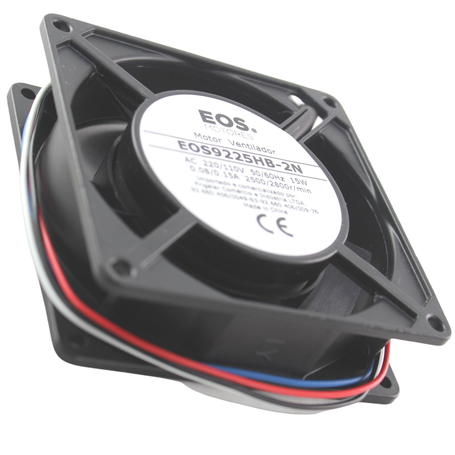 Ventola 230V AC 14,5W 92x92x25mm 49,2m³/h 2250U/Min 49,2m³/h Sunon SF23092A2092HST
