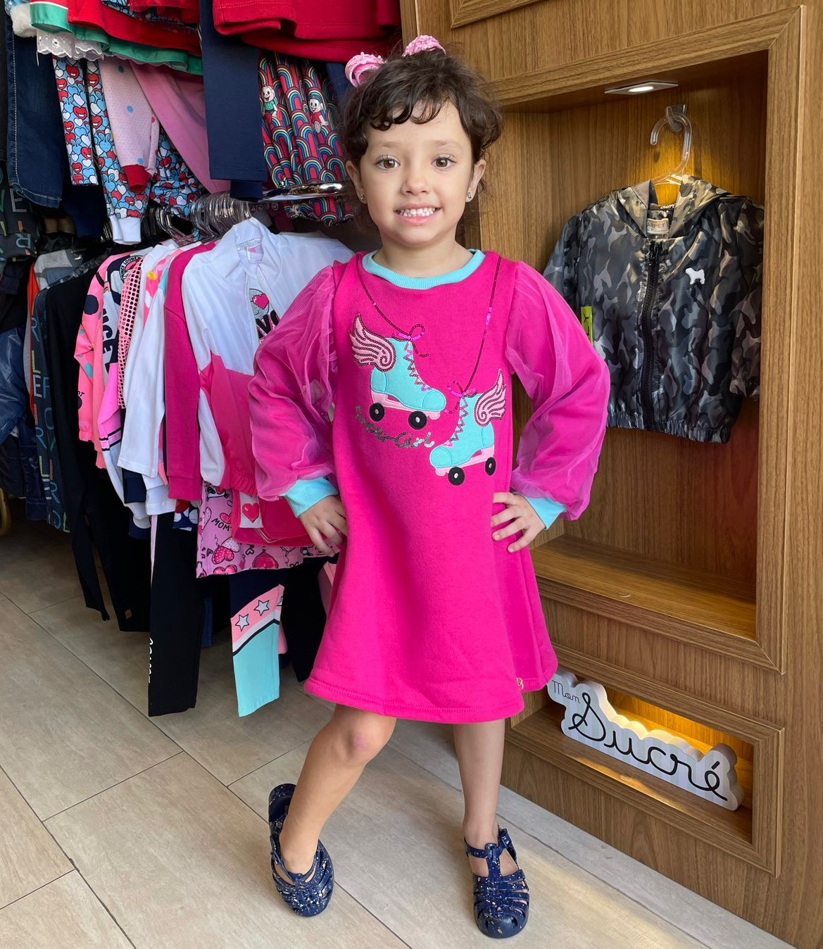 Roupa Menina Da Barbie Jardineira Salopete Infantil