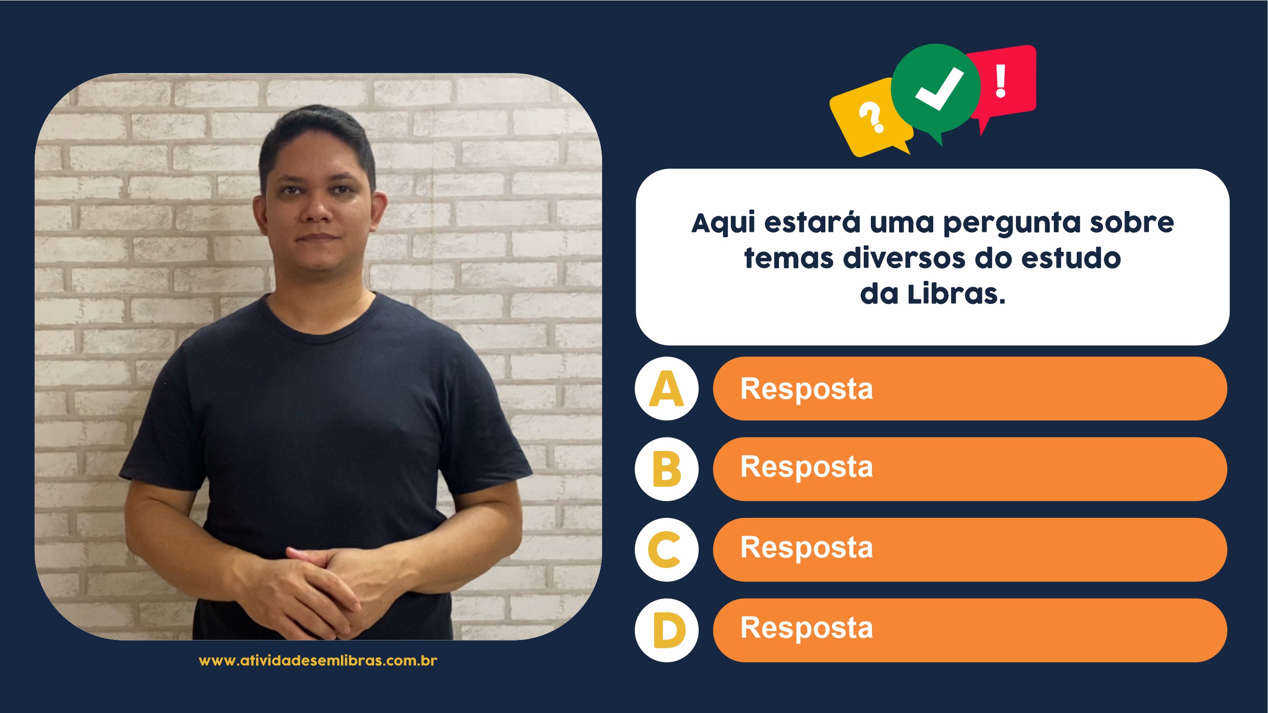 Quiz Sobre Libras KIT 5 V DEOS Atividades Em Libras