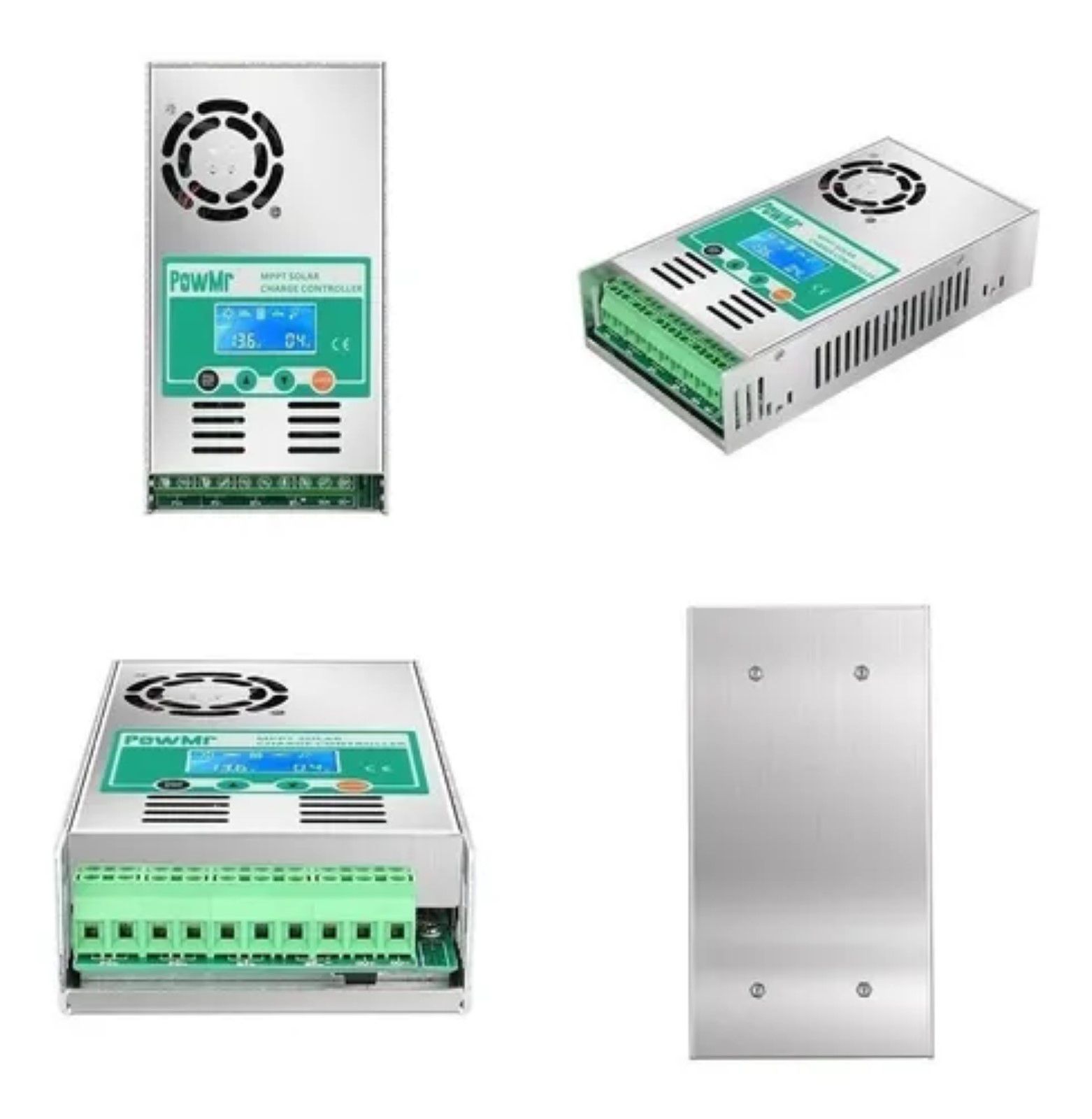 Controlador de carga solar MPPT PowMR 60A 12V/24V/48V - Sun Home