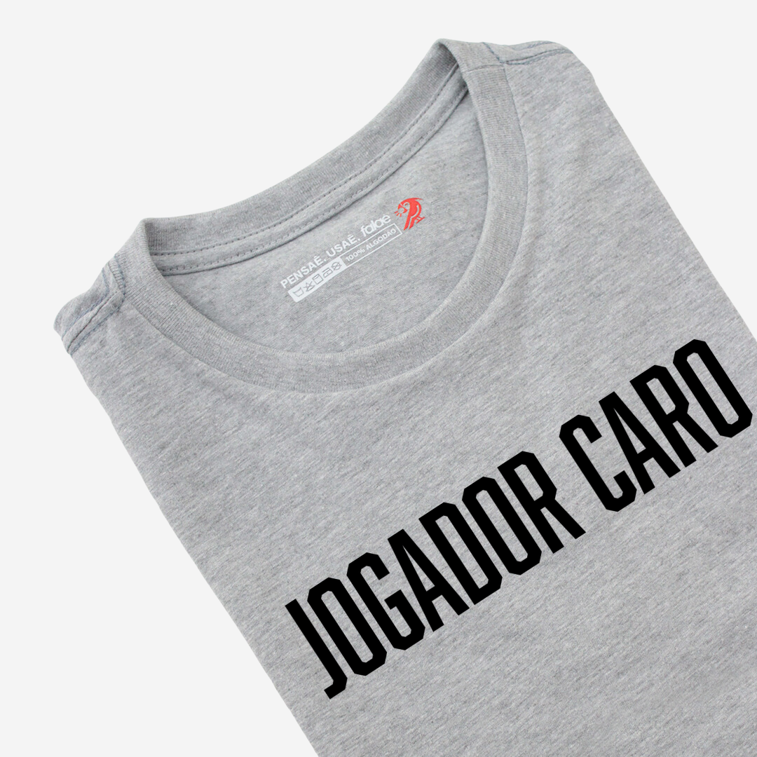 Camiseta Masculina Jogador Caro Jogador Joga Facil