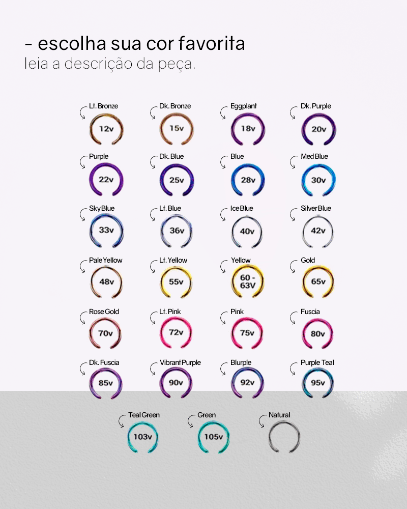 Condutor de Piercing / Taper - Titânio - Loka do Piercing | A sua ...