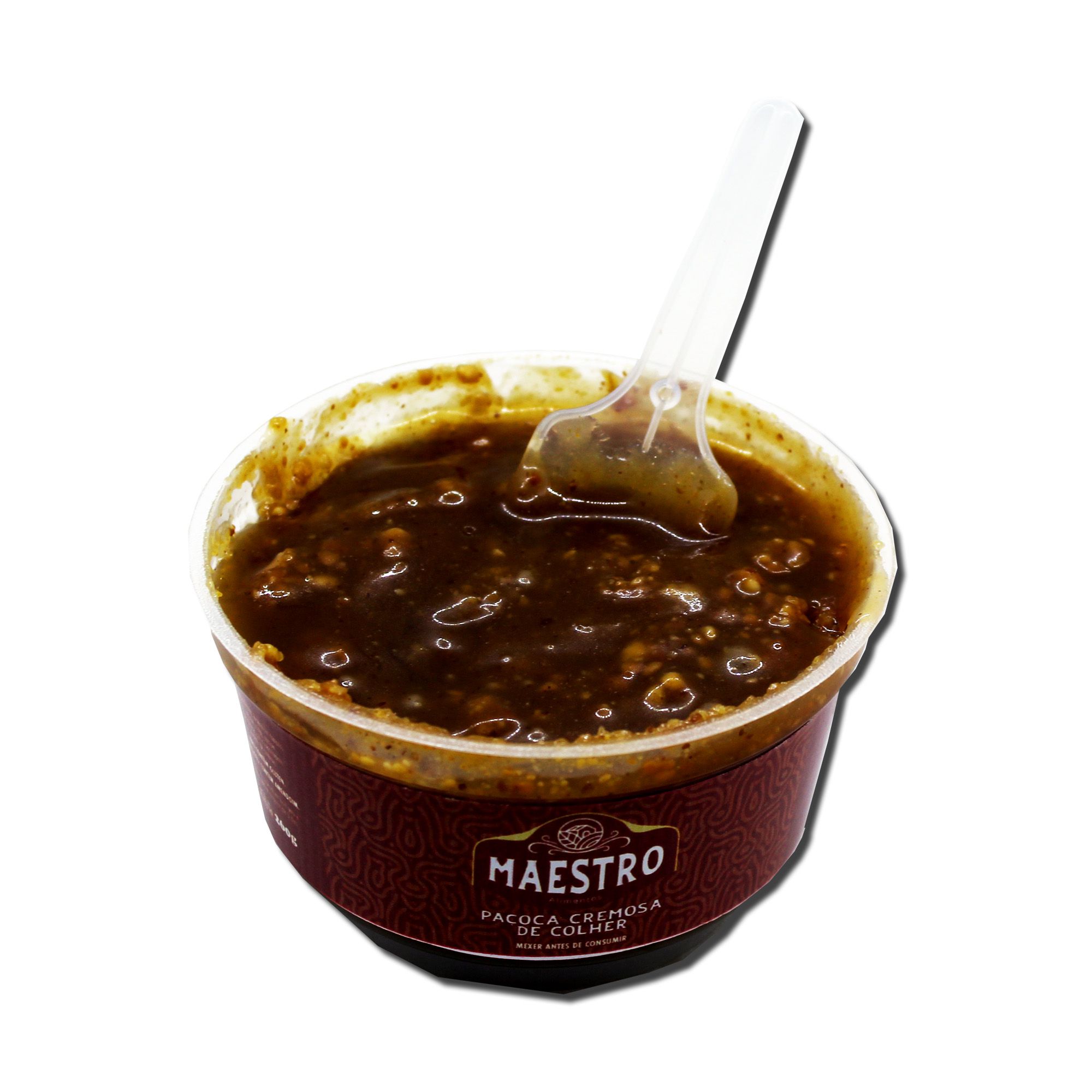 Paçoca Cremosa de Colher Gourmet Pote 260g Maestro - Uai Minas Empório