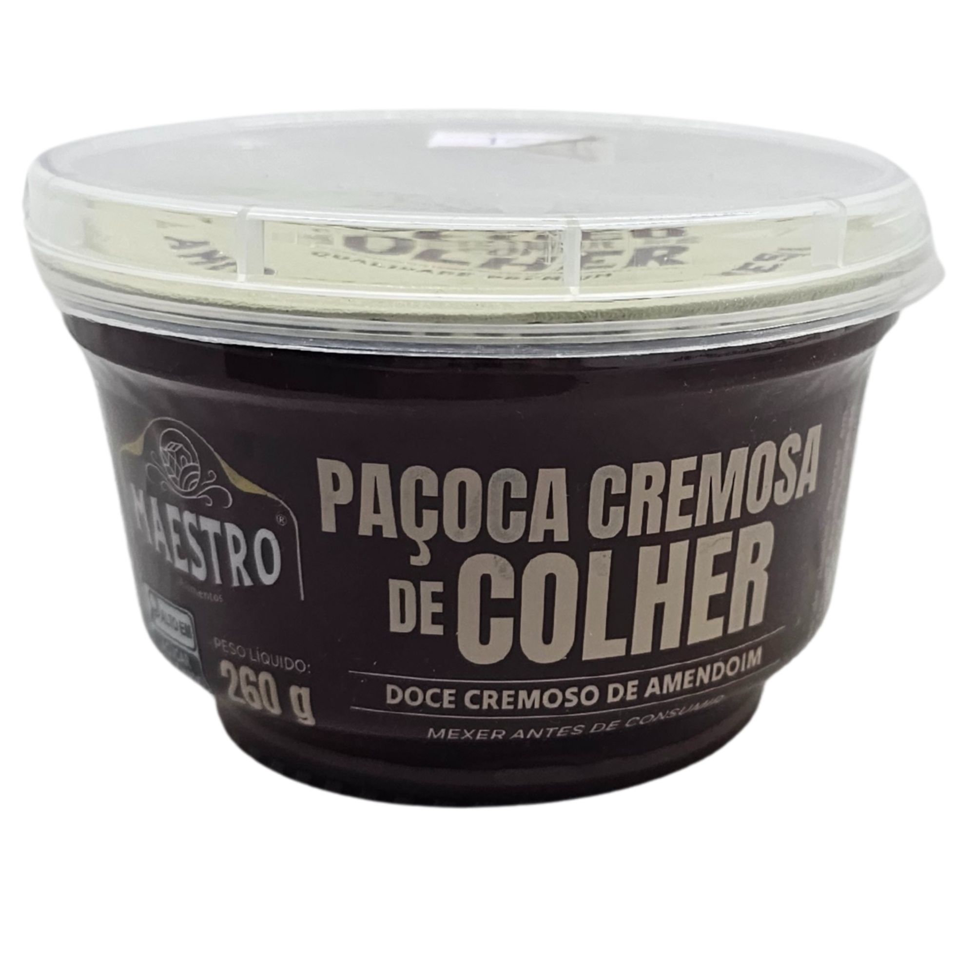 Paçoca Cremosa Gourmet em Tablete 400g e pote 260g Maestro - Uai Minas ...
