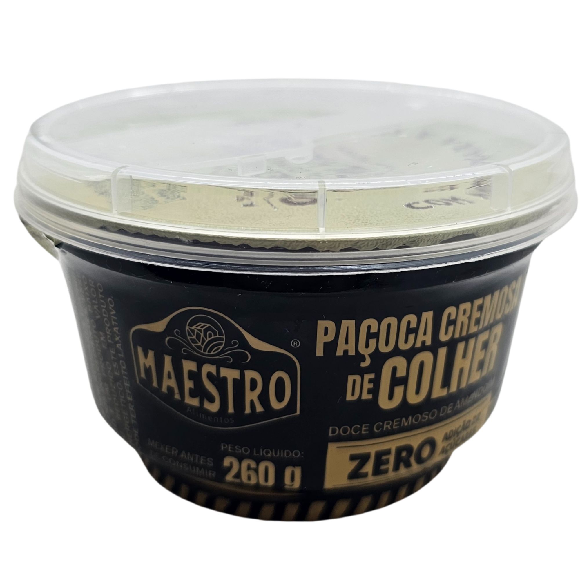 Paçoca Cremosa de Colher Zero Adição de Açúcares 260G MAESTRO - Uai ...