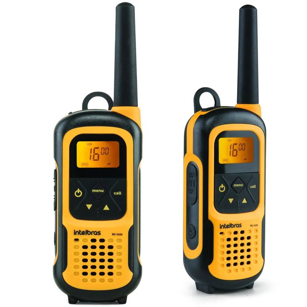 Rádio Comunicador Intelbras RC 4102 Walkie Talkie - Prime In Áudio e Vídeo