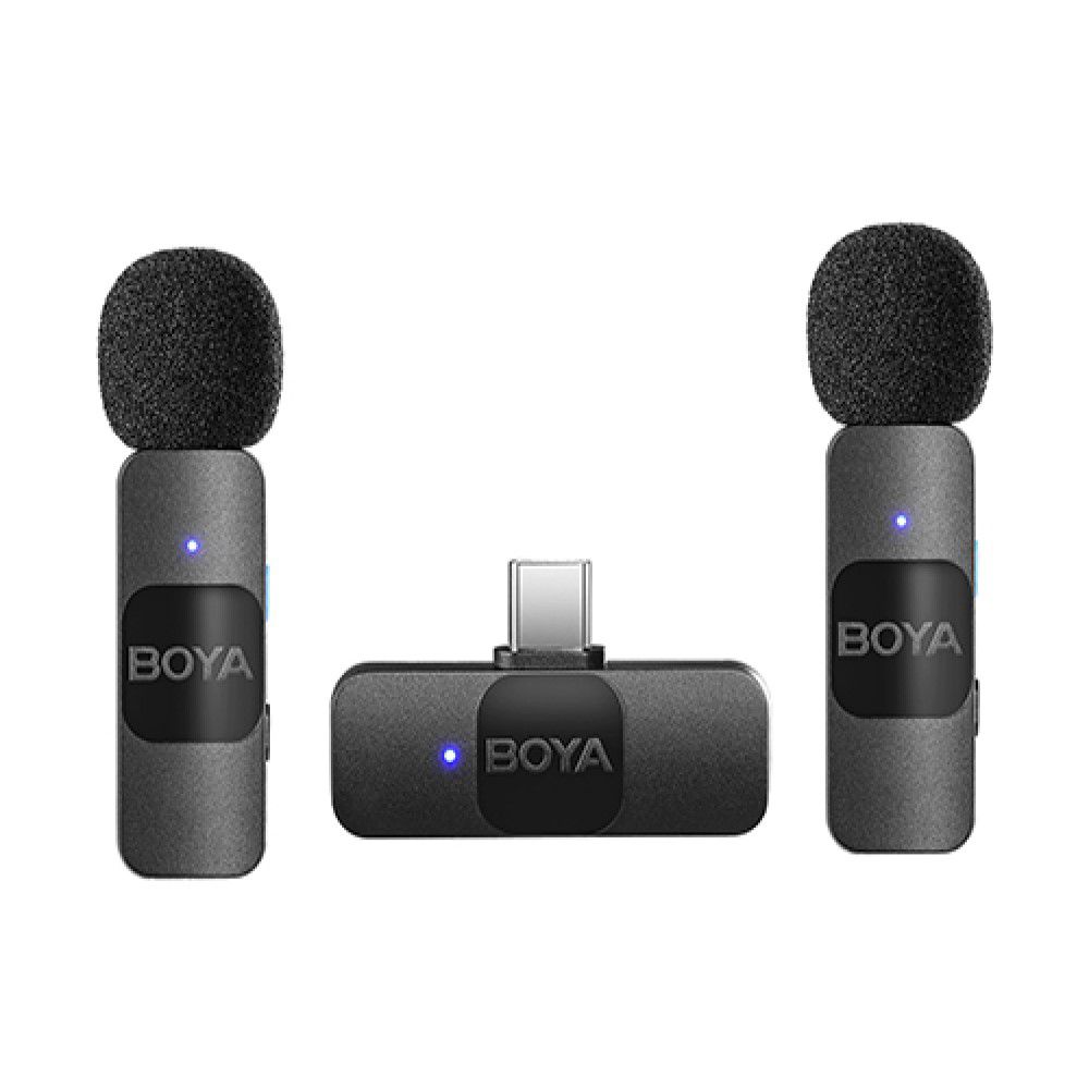 Microfone Boya By-V20 Lapela Sem Fio Wireless Conexão USB-C - Prime In  Áudio e Vídeo