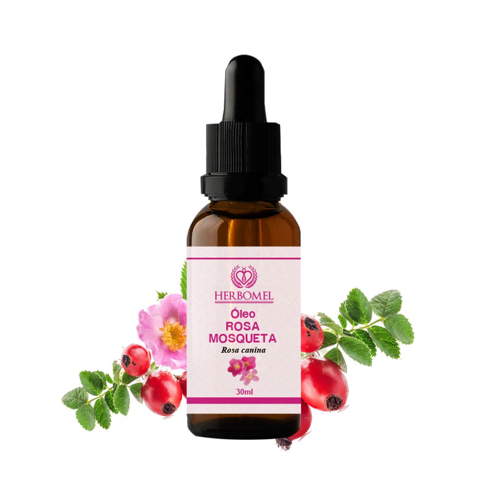 Óleo Vegetal de Rosa Mosqueta 30ml 100% Puro Rosa canina Conta Gotas H -  HerboMel Natural - Vem Pra Herbo Black 🔥