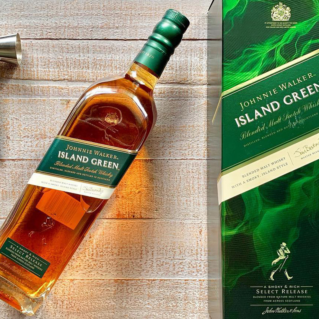 Whisky Johnnie Walker Island Green 1L Bebidas BH Delivery