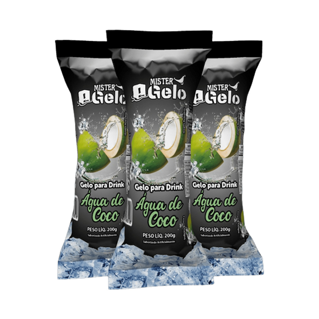 Zé Delivery - Gelo de Água de Coco - Marca Gelo de Coco 200g